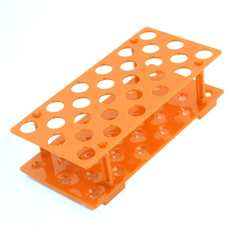 

Laboratory measuring orange 28 positions 17 mm hole diameter test tubes holder stand