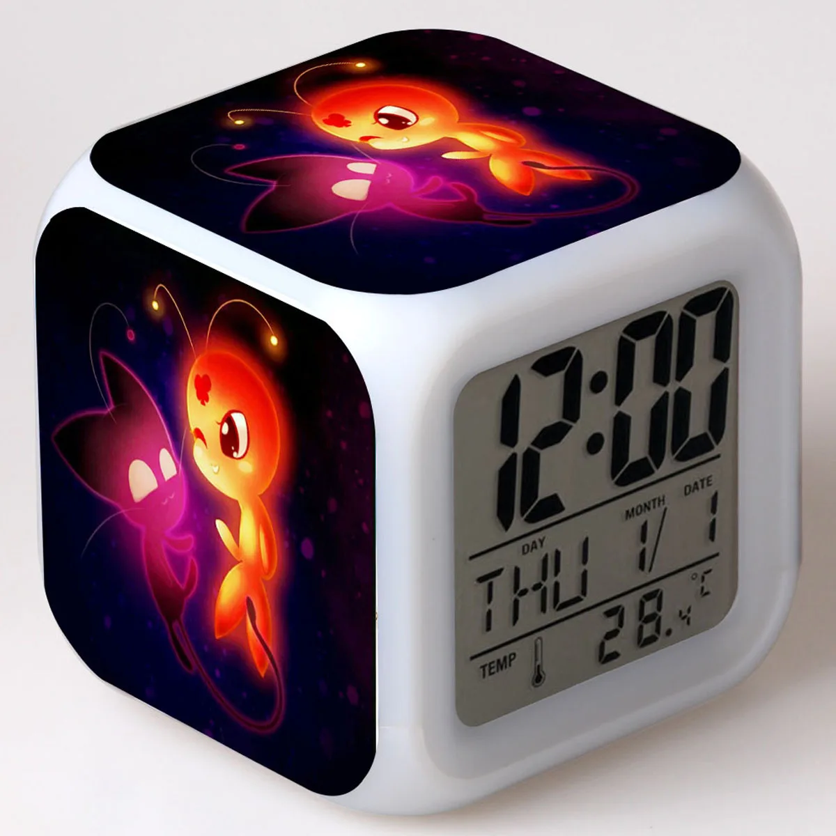 10 Мультфильм детский будильник игрушки Led reloj despertador цифровые часы электронный wake up Светильник Настольный reveil wekker - Цвет: 10