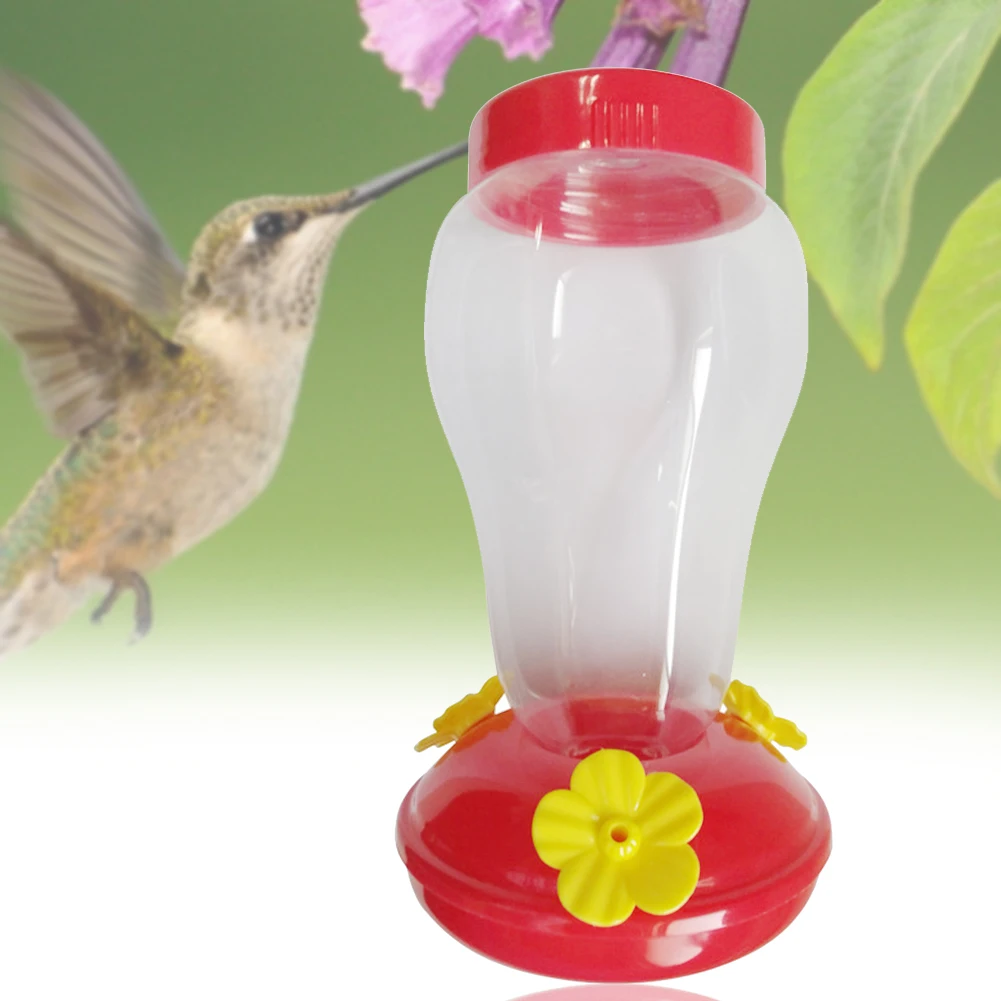 

Automatic Flower Outdoor Home Hanging Bottle Plastics Bird Iron Hook Pet Accessories Drinking Hummingbird Garden Water Feeder