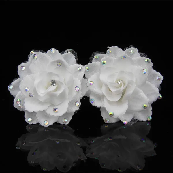 

30 Pcs New Wedding Bridal Prom White Flower Pearl Girl Hair Pins Hair Clips Hair Accessory