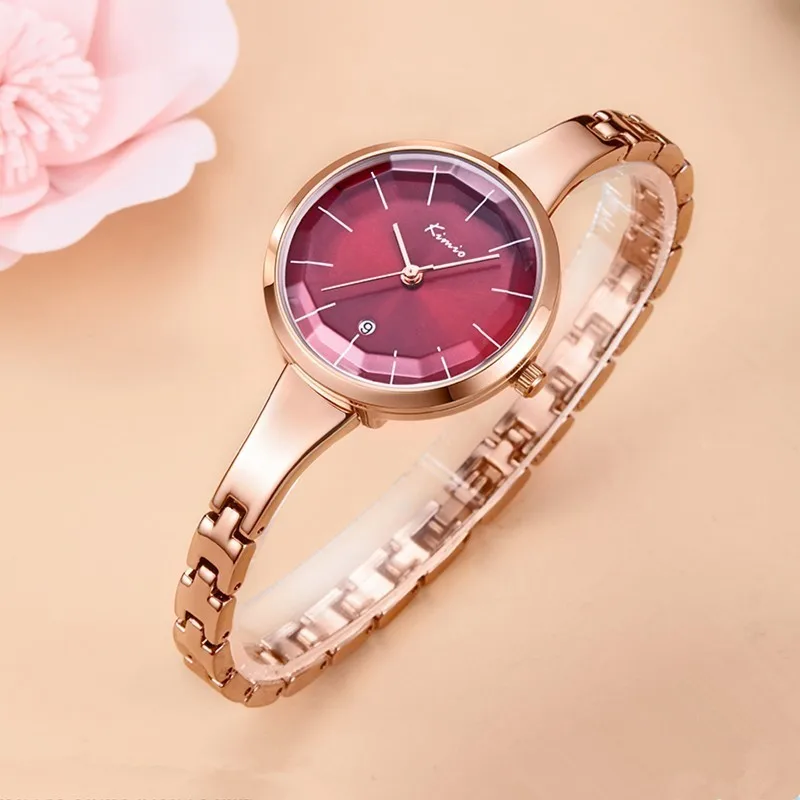 KIMIO Sky Blue Women Watches Silver Casual Dress Luxury Brand Simple Womans Watch Ladies Rose Gold Metal Watch Bracelets Date KIMIO Sky Blue Women Watches Silver Casual Dress Luxury Brand Simple Womans Watch Ladies Rose Gold Metal Watch Bracelets Date