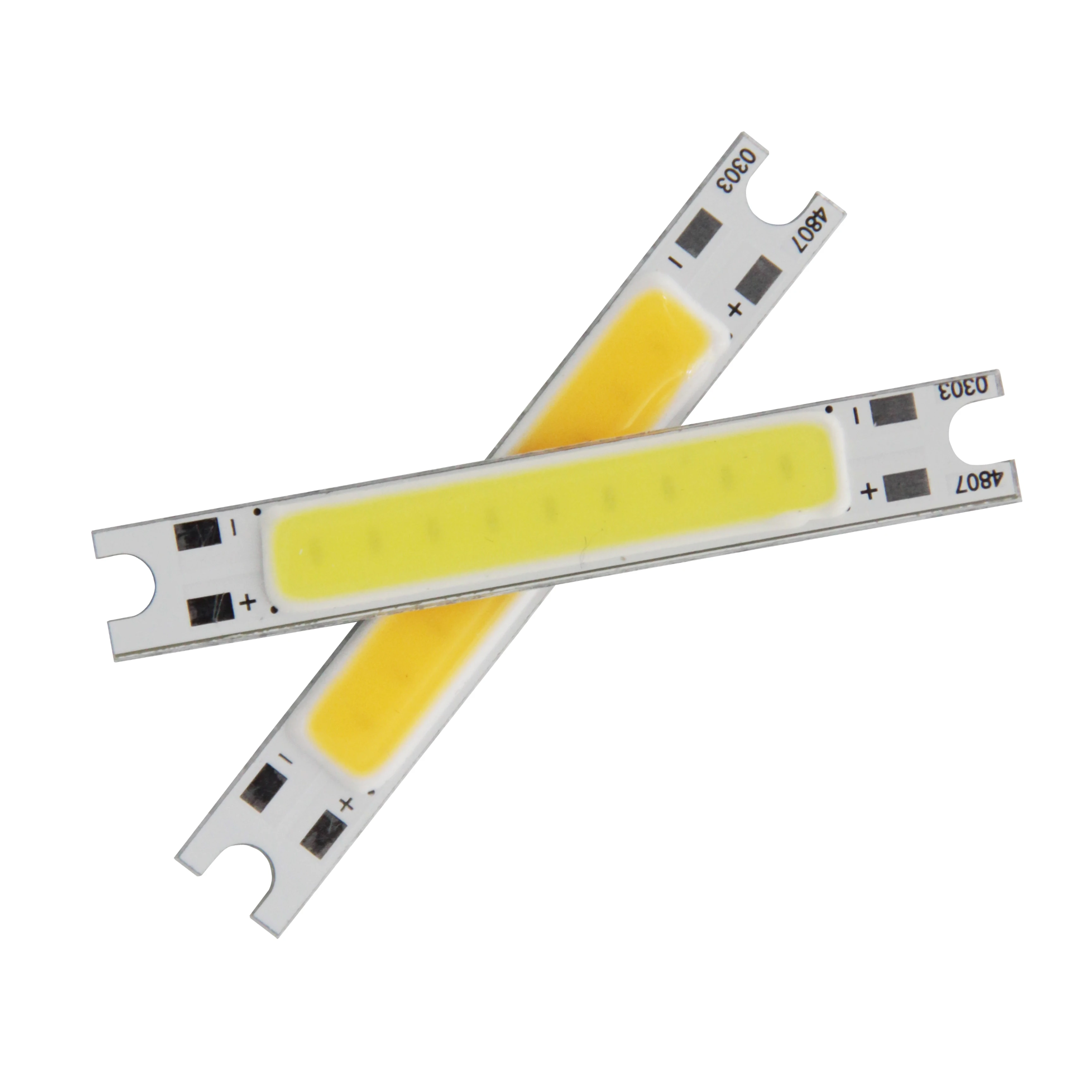 

10PCS Promotion 48mm 7mm 3W Dc 9V LED COB Strip Bulbs Flip Chip On Board High Lumen Lighting Source Module for Diy Wall Lamp