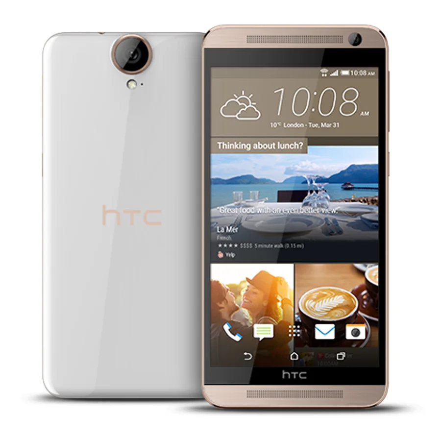 Original Unlocked HTC One E9 Plus E9pw 3GB RAM 32GB ROM 4G LTE Phone 5.5 inch MTK Helio X10 Octa Core 20MP 2800mAh SmartPhone
