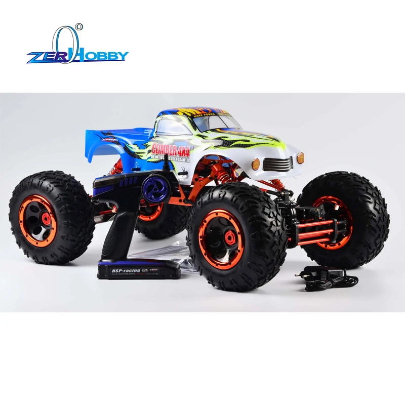 HSP RACING 1/8 масштаб 94880 94880T2 электрическая мощность альпинист 4X4 внедорожный двойной RC540 Размер Двигатель Рок Гусеничный 2,4 г радио без батареи