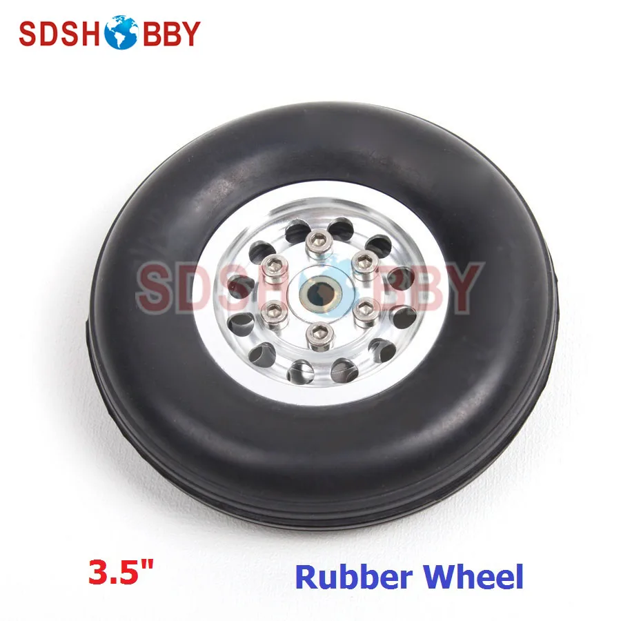 RC Airplane 3.5in/89mm Rubber Wheel with CNC Aluminum Hub D89*H25*5mm RC Airplane 3.5in/89mm Rubber Wheel with CNC Aluminum Hub D89*H25*5mm