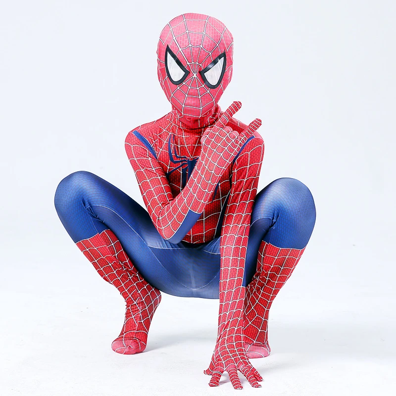 Новинка; костюм с 3D-принтом «Человек-паук» для взрослых и детей; Реми Тони; костюм «спайдербой»; цельнокроеные колготки; одежда для ролевых игр