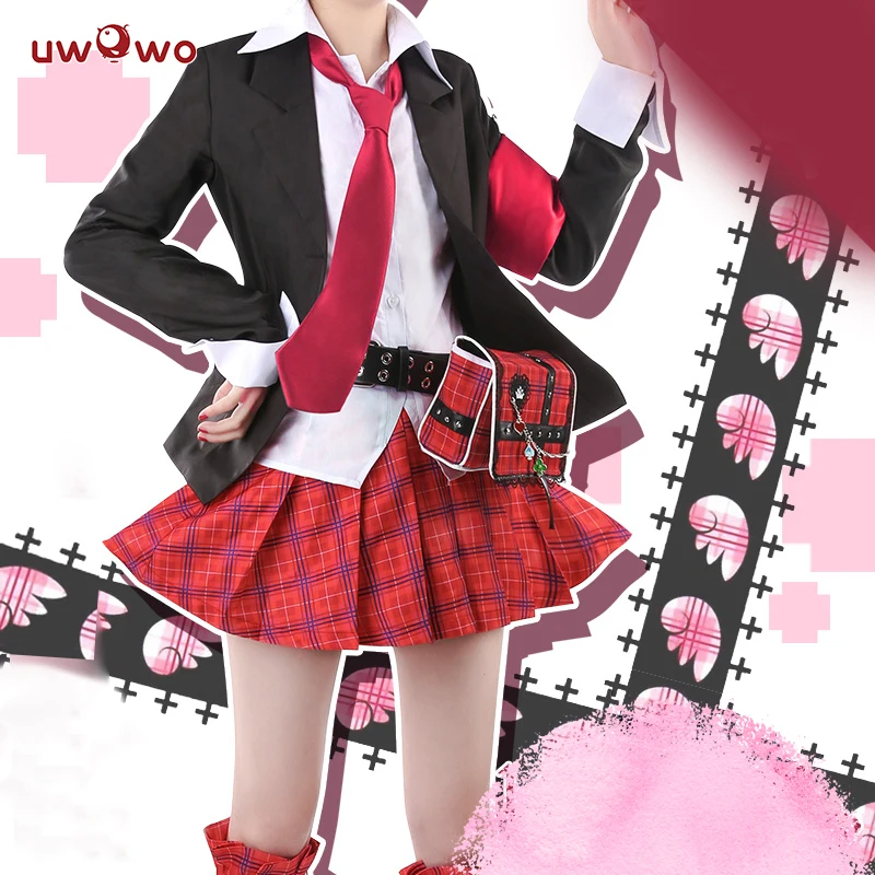 UWOWO Anime Shugo Chara Hinamori Amu Cosplay Costume JK Uniform Cosplay Halloween Christmas Carnival Costume