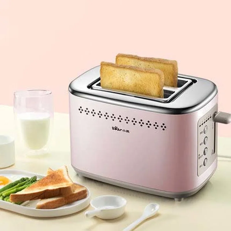 

Toaster Oven Toaster Home 2 Pieces of Stainless Steel Soil Toaster Driver Fast Breakfast Machine