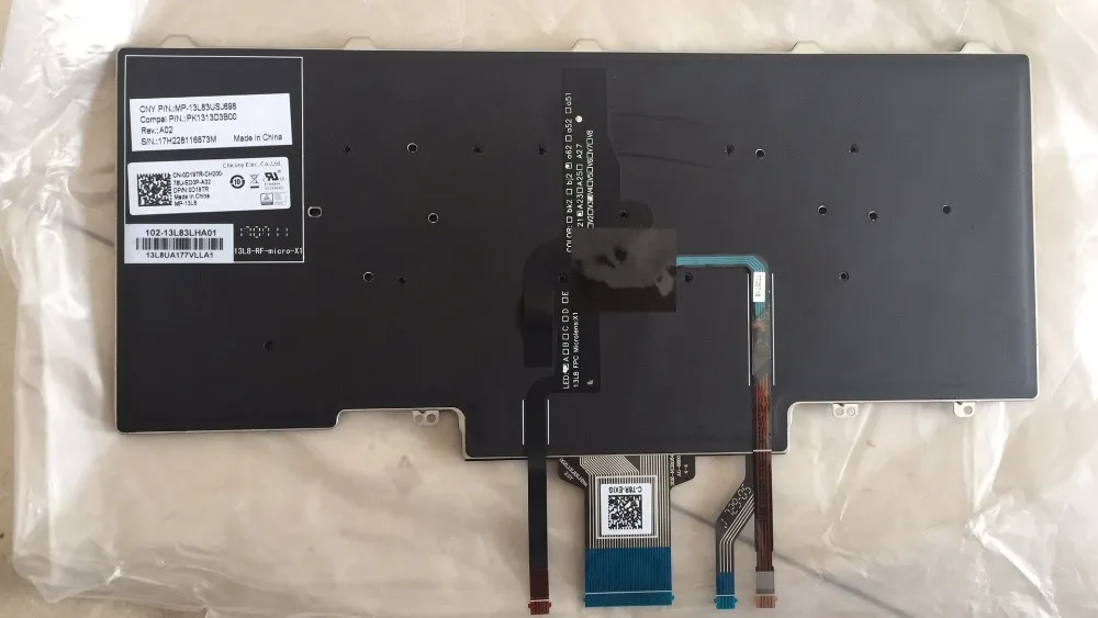Клавиатура для ноутбука Dell Latitude E7450 E5450 E7470 E5470 US layout с подсветкой w/trackcap 0D19TR