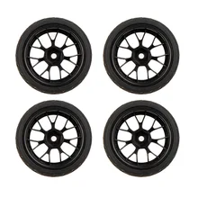 New 4pcs High Performance 1 10 Rally Car Rim Wheels and Tires 20101 for Traxxas HSP
