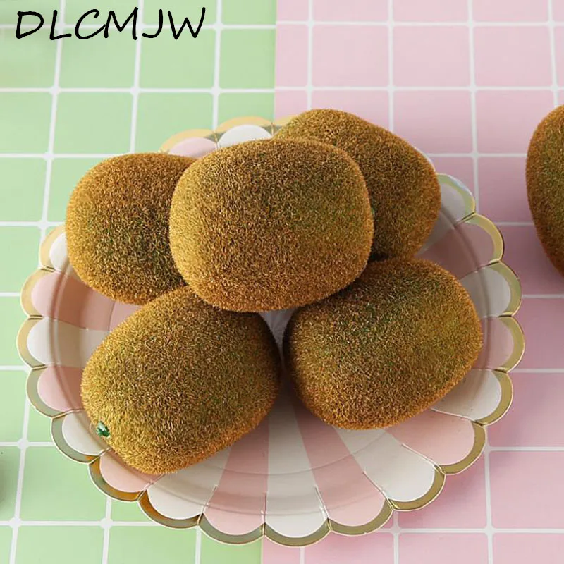 

Artificial Fruits Kiwi foam Fake For Home Kitchen Table DIY Home Decoration 1pcs Simulation Artificial Fruits Display props