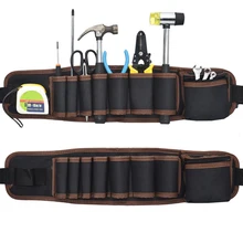 Прочная Холщовая Сумка для инструментов электрика, безопасный пояс, поясная сумка, универсальный набор, Карманный мешочек, органайзер, оборудование, сумка для хранения инструмента, держатель