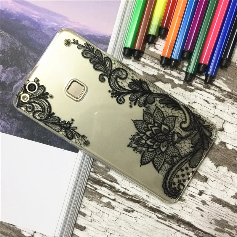 Huawei p10 lite чехол силиконовая задняя крышка-чехол Мандала Тотем мягкая