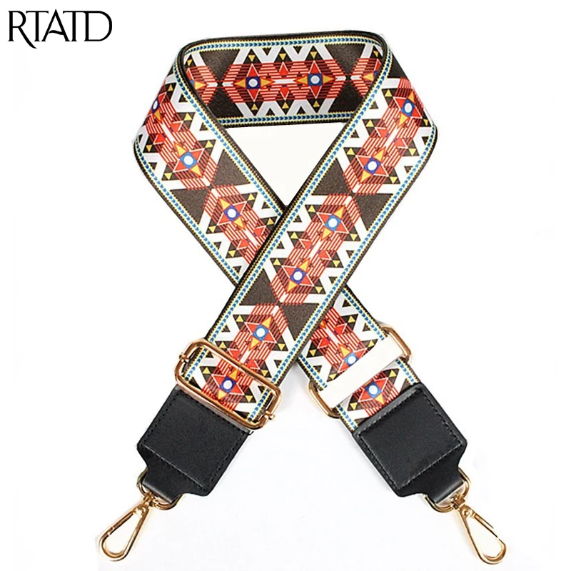 

New Women Adjustable Bag Strap For Women's Handbag Shoulder Bag Strap Chic Stripe Design Bags Accessories Q0161