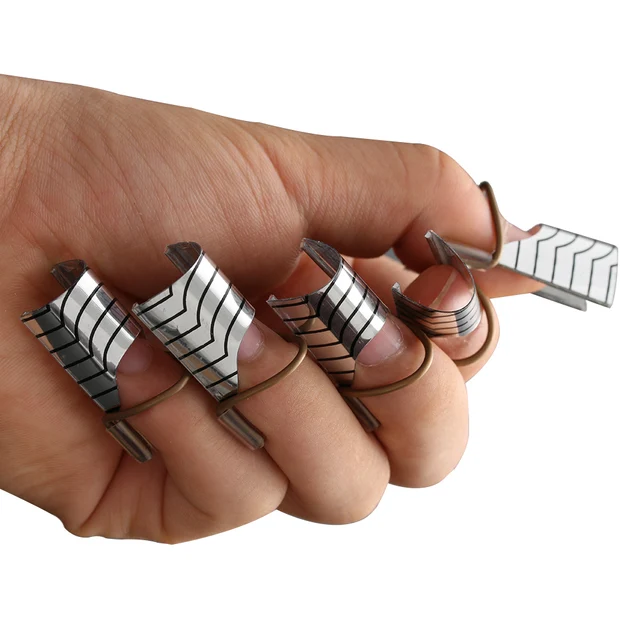 5 Pcs Set Make Up Tool Reusable Nail Forms Uv Gel Polish Nails 5 Pcs Set Make Up Tool Reusable Nail Forms Uv Gel Polish Nails Extension