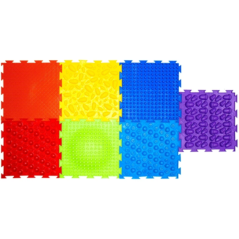 Дётский массажный коврик ОРТОДОН набор Радуга (7 пазлов)|Коврики развивающие| |