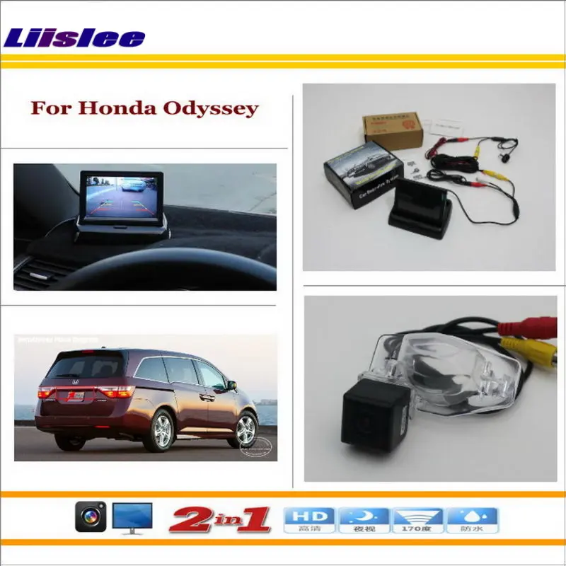 

Car Rear Camera + 4.3" TFT LCD Screen Monitor = 2 in 1 Back Up Parking System - For Honda Odyssey 2000~2014