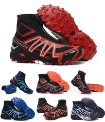 Salomon Snowcross/кроссовки для улицы, теплые, высокие, до лодыжки, спортивная обувь, мужская обувь для бега, европейский размер 40-46, высокое качество