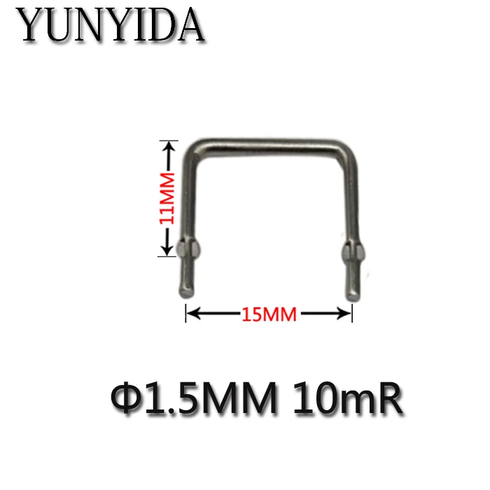 01-09 сопротивление Constantan 1,5 мм 10 миллиом шаг сопротивления 15 мм 0.01R резистор для выборки 10 шт