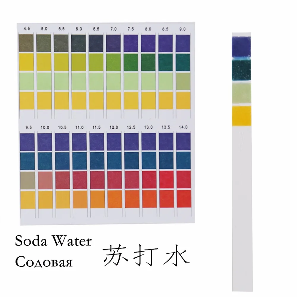 100 Strips/box  pH Test Strips 0-14 Scale Premium Litmus Tester Paper Ideal for Test pH Level of Water 40%Off 5