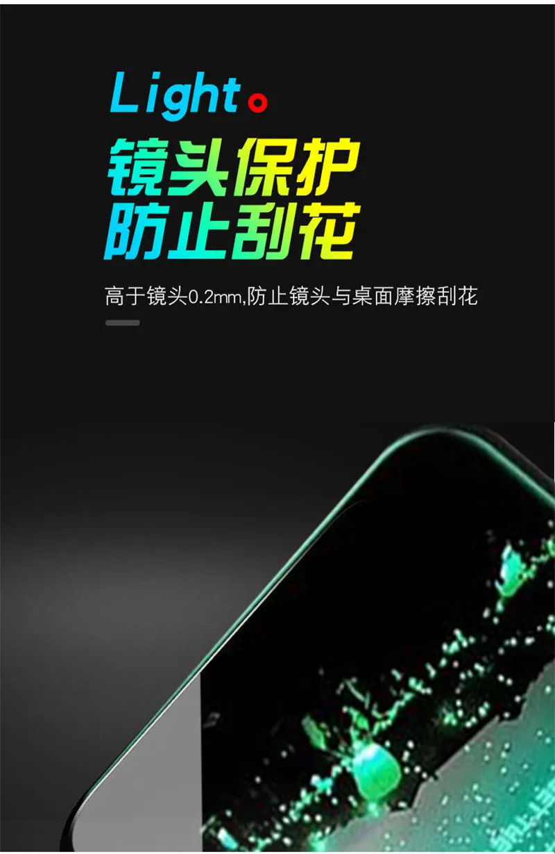 Чехол для телефона для Xiaomi Redmi Note 7, чехол, светящаяся, светящаяся, закаленное стекло, задняя крышка для Xiaomi Redmi Note 7 Pro, чехол, силиконовый