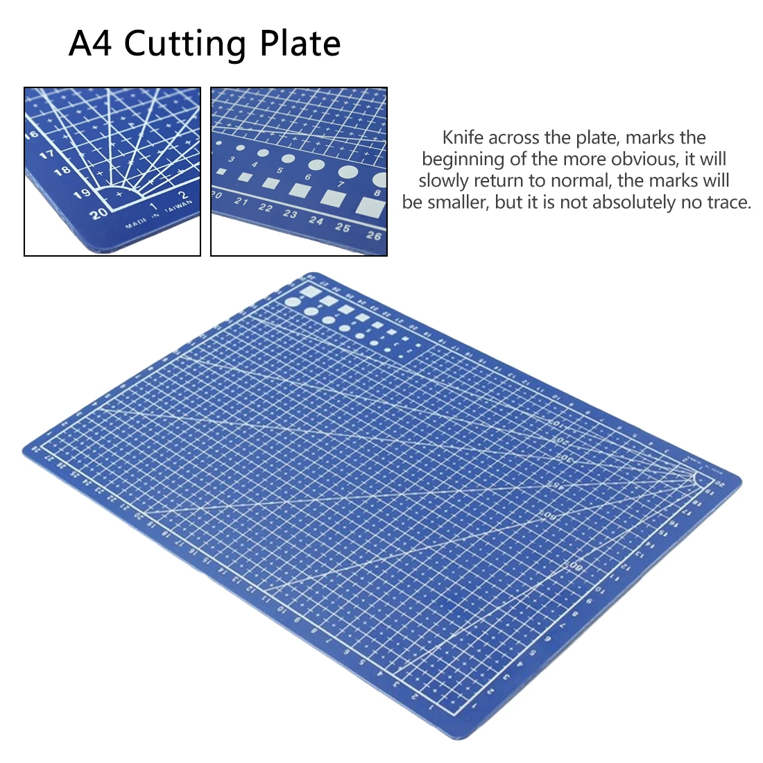 

1PC Grid Lines Self Healing Cutting Mat Craft Card Fabric A4 Leather Paper Board