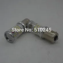 100X DC12V лампы белого цвета 48 светодиодный 3014 SMD 1156 BA15S с автоматическим поворотом/обратный/Резервное копирование выпуклой цилиндрической головкой/Хвост/Задний сигнальный фонарь источник стайлинга автомобилей