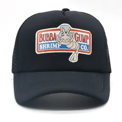 Горячая Распродажа модные BUBBA GUMP кепки шляпа Регулируемый хлопок сетки бейсбол кепки бейсболка унисекс повседневное S шляпы для