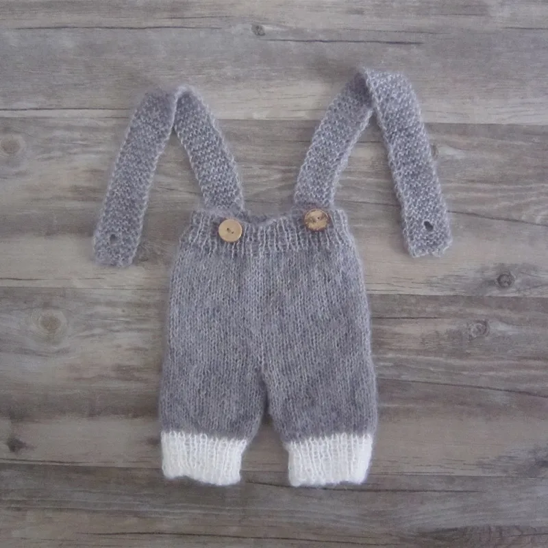 Calças para Recém-nascidos Calças de Cor Foto do Bebê Mohair Longo Cintas Adereços Artesanal Macacões Personalizada 3 High Quality Mamãe e Bebê