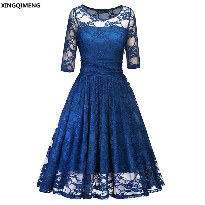 Buy In Stock Cheap Simple Dark Blue Cocktail Dresses Elegant Short
