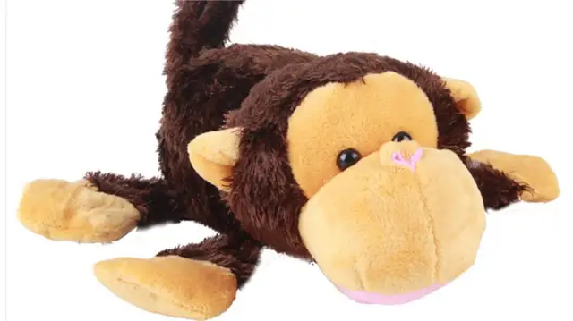rolling laughing monkey toy