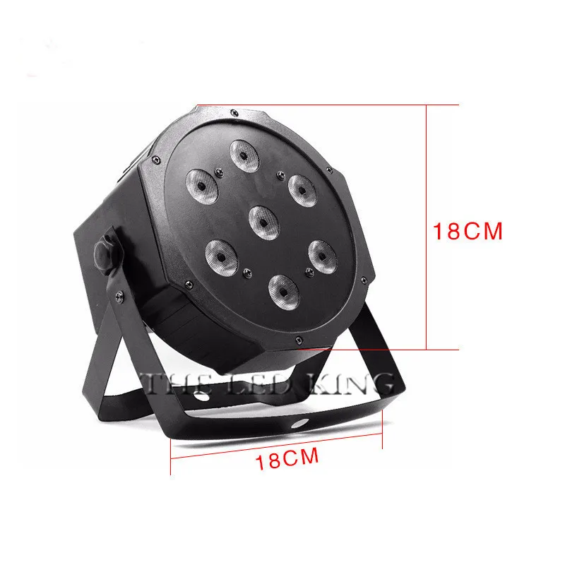 4 шт./лот хорошее качество светодиодный Par Quad 7x12w Wash DMX Light American DJ RGBW в 1 LED Flat