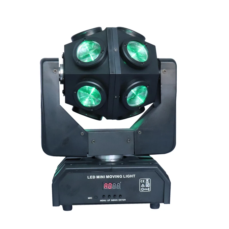 

2019 Hotsale new disco led football moving head light 12*10W DJ equipment for club bar pub small show