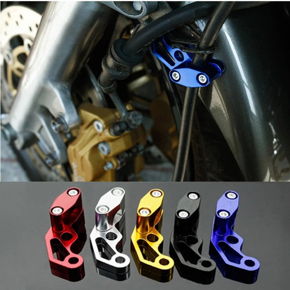 

Motorcycle Accessories CNC Brake Line Clamps For YAMAHA Nmax MT-03 MT-07 MT-09 R25 FZ8 JOG Yzf r125 R15 Yzf250f Xjr 1300 Ybr 125