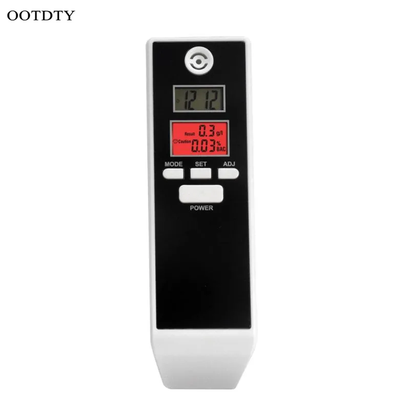 OOTTDY PFT-661S цифровой тестер алкоголя в дыхании с анализатор дыхания с подсветкой движение, основные принадлежности