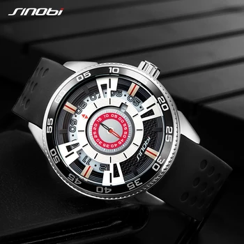 

Quartz Watch Mens Creative Speed Design Black Fashion Wrist Watches Rubber Strap Full Stainless Steel Man Time relogio masculino