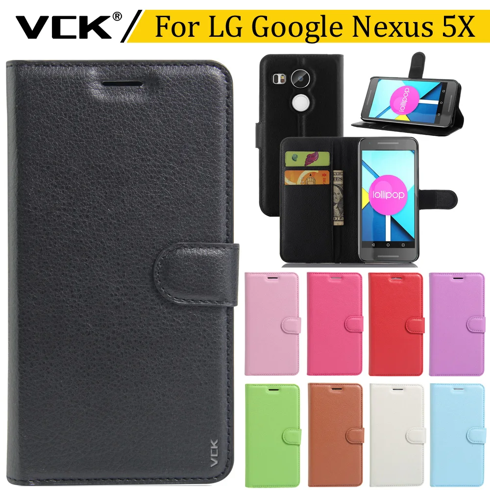 VCK For LG Google Nexus 5X 5.2 inch Wallet Credit Card ...