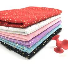 1 m/grup Genişliği 150 cm Altın Yıldız Nokta Baskılı Glitter Tül Kumaş Biriktirme Tutu Pom Yumuşak Squine Tül DIY El Sanatları dekorasyon