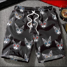 Летние мужские, быстросохнущие шорты мужские короткие штаны с эластичной резинкой на талии