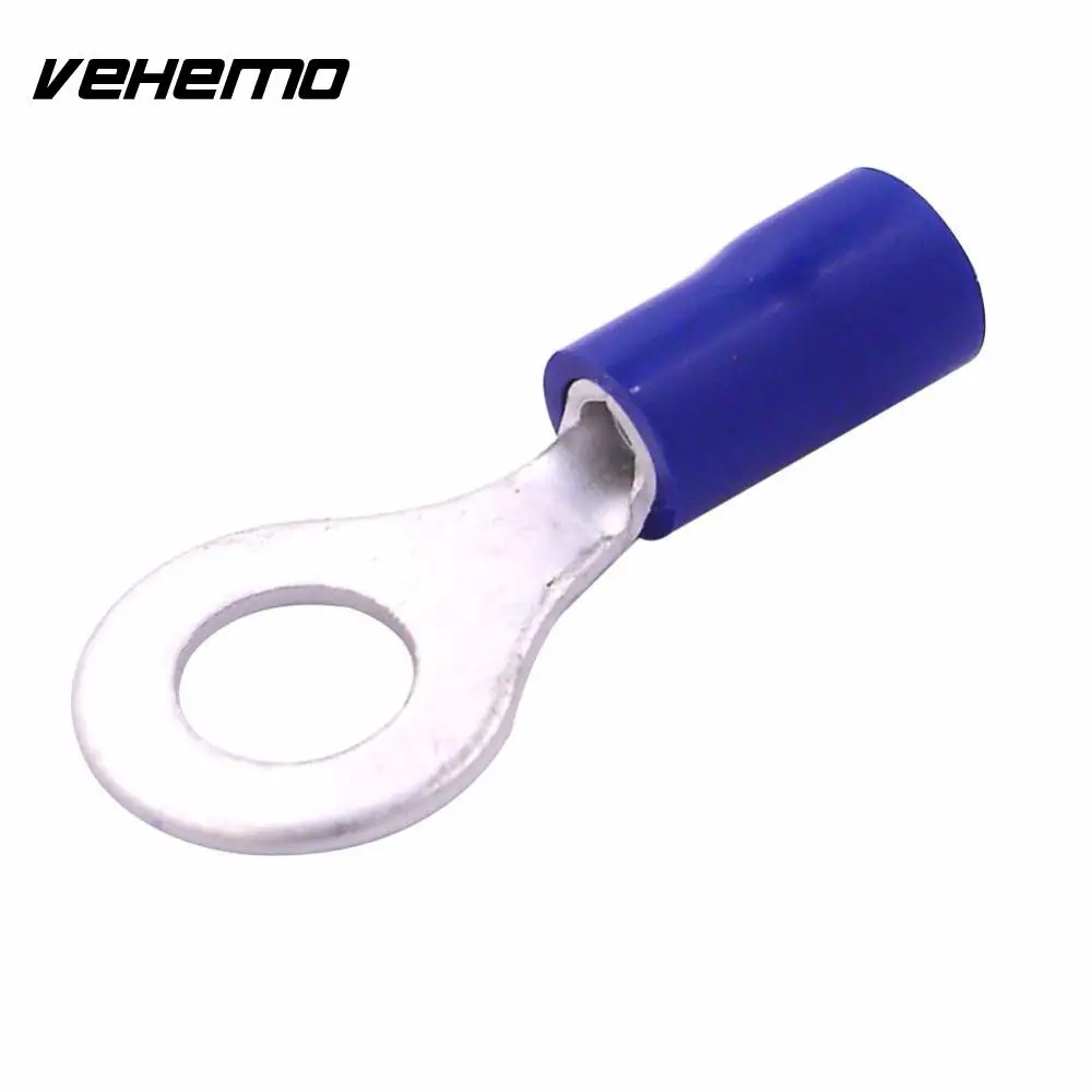 Vehemo OEM синий Универсальный 50 шт. 6 4 мм изолированное кольцо Электрический кабель