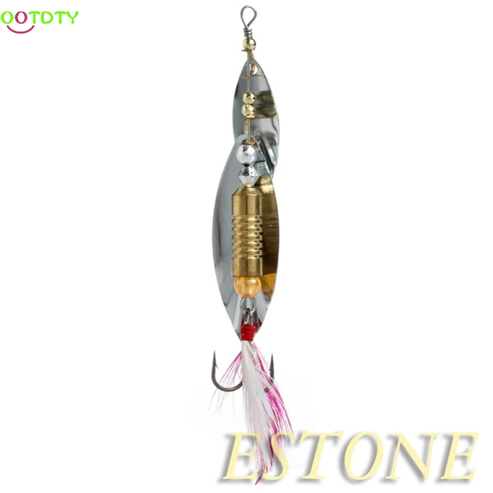 Leaf Metal Fishing Lures Spinner Baits CrankBait Bass Tackle Hooks Leaf Metal Fishing Lures Spinner Baits CrankBait Bass Tackle Hooks