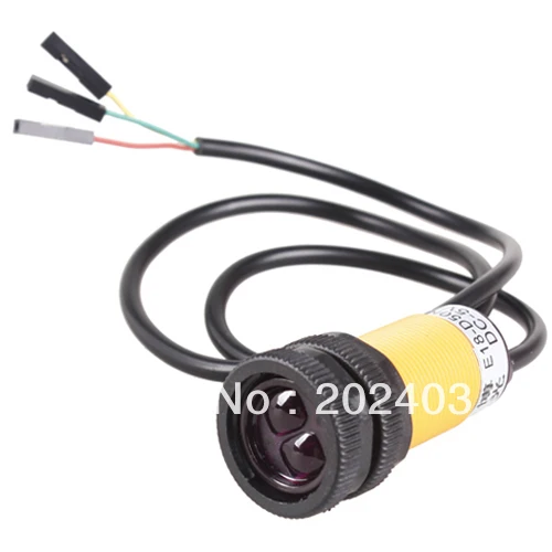 

Adjustable Infrared Proximity Switch Photoelectric Sensor Obstacles Avoidance 3-80CM Detection Range