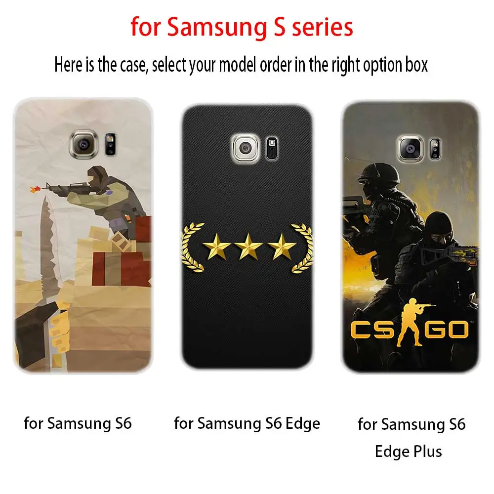 Counter Strike Cs Go на узор чехлов из термопластичного полиуретана (TPU) телефоны для Samsung