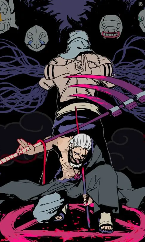 Уверенный Наруто и сасуке ниндзя мир Masashi Kishimoto серия ретро винтажный холст