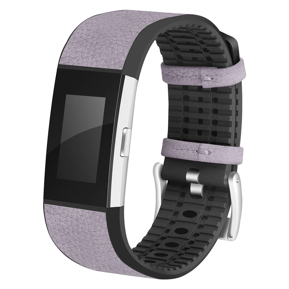 Кожаные спортивные дышащие ремни для Fitbit Charge 2 умные часы замена роскошные модные ремни браслет часы ремешок