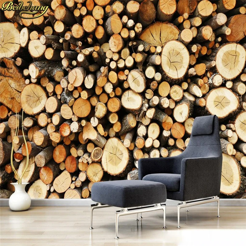 

beibehang European - style retro tropical rain forest banana leaf TV background custom 3d wallpaper large mural wall stickers