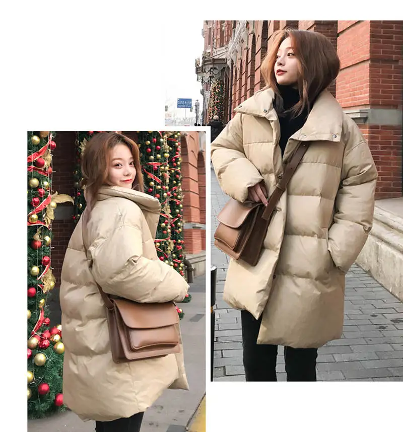 Oversized Coats Stand Collar Winter Jacket Women Down Cotton Parka Thicken Warm Long Coat Women Parkas Mujer Winter Coat C5607