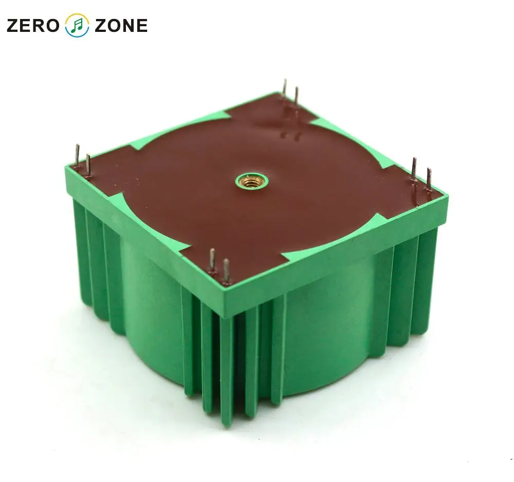 GZLOZONE 25W 녹색 큐브 봉인 된 변압기 더블 18V 더블 110V 변압기