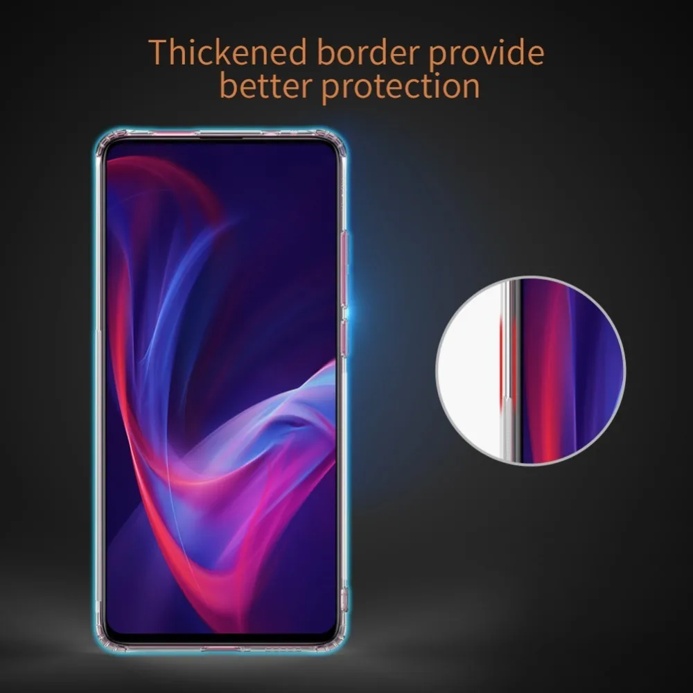 Чехол из ТПУ для Xiaomi Redmi K30 Pro /K30 5G NILLKIN Nature прозрачный силиконовый мягкий чехол