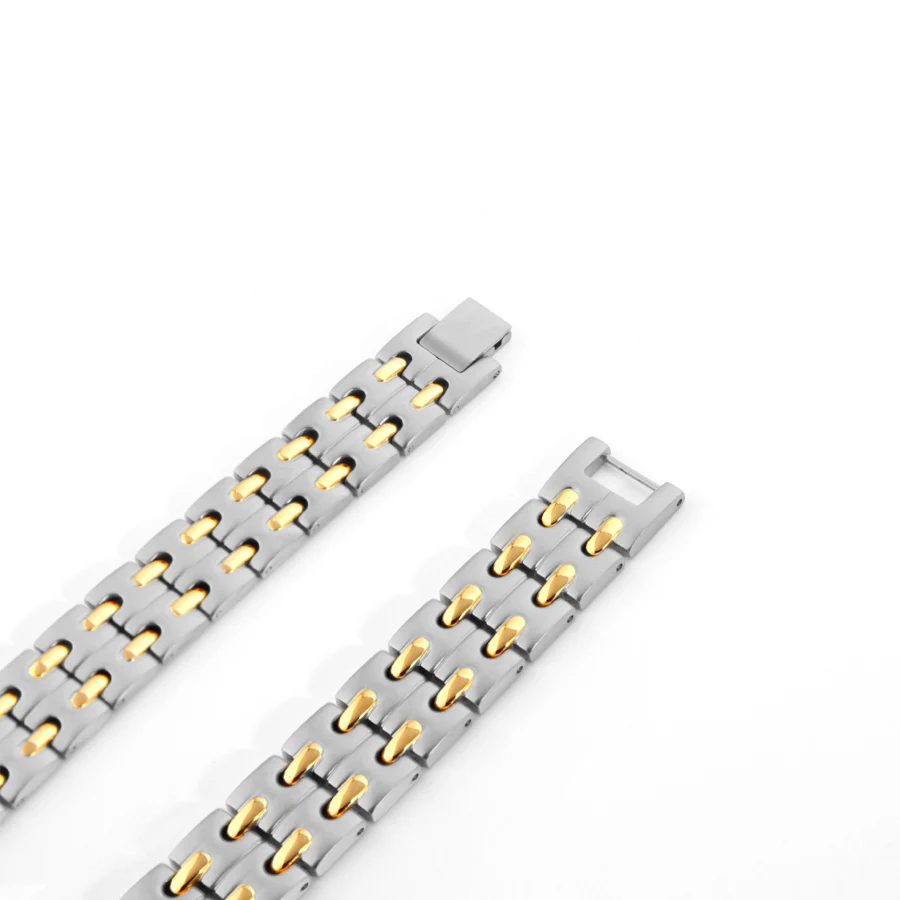 8008 silver-gold energy bracelet 4